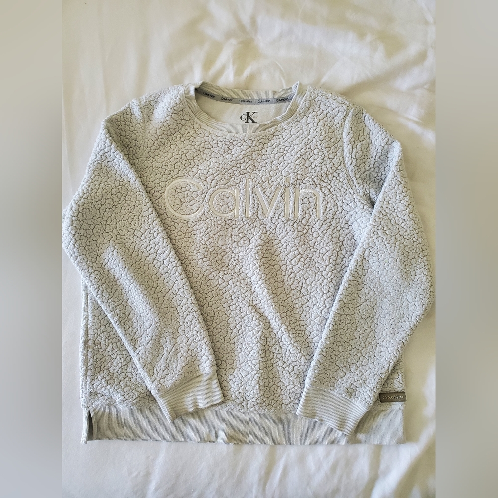 Women's S Calvin Klein Fuzzy Sweater